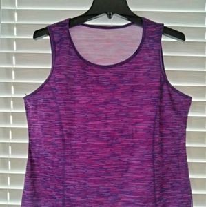 Purple athletic shirt